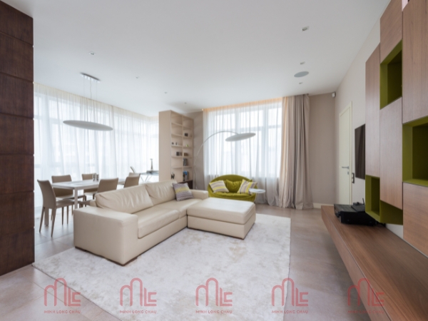 Đơn Vị Thi Công Nội Thất Phòng Khách Bàn Thạch Uy Tín