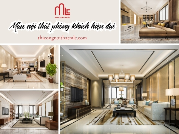 Mẫu Nội Thất Phòng Khách Hòa Xuân Hiện Đại Sang Trọng