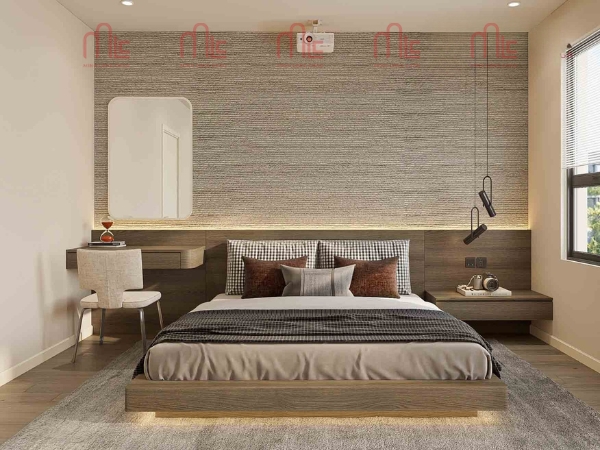 Thiết Kế Thi Công Nội Thất Phòng Ngủ Hòa Xuân Hiện Đại
