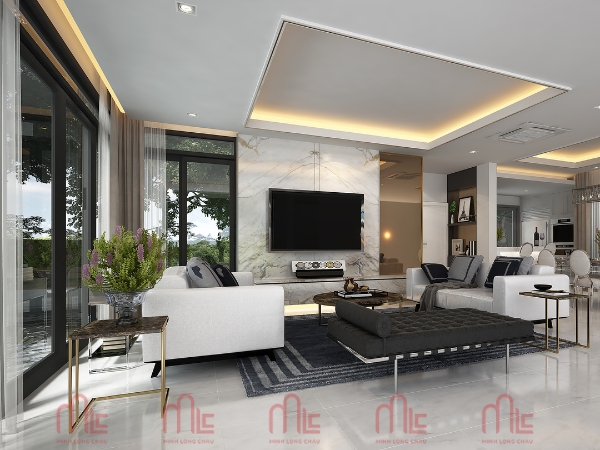 Đơn Vị Thi Công Nội Thất Phòng Khách Cẩm Lệ Uy Tín